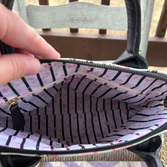 Luv Betsey by Betsey Johnson Mint & Pink Floral Satchel Purse 👛 👄 - Picture 12 of 14